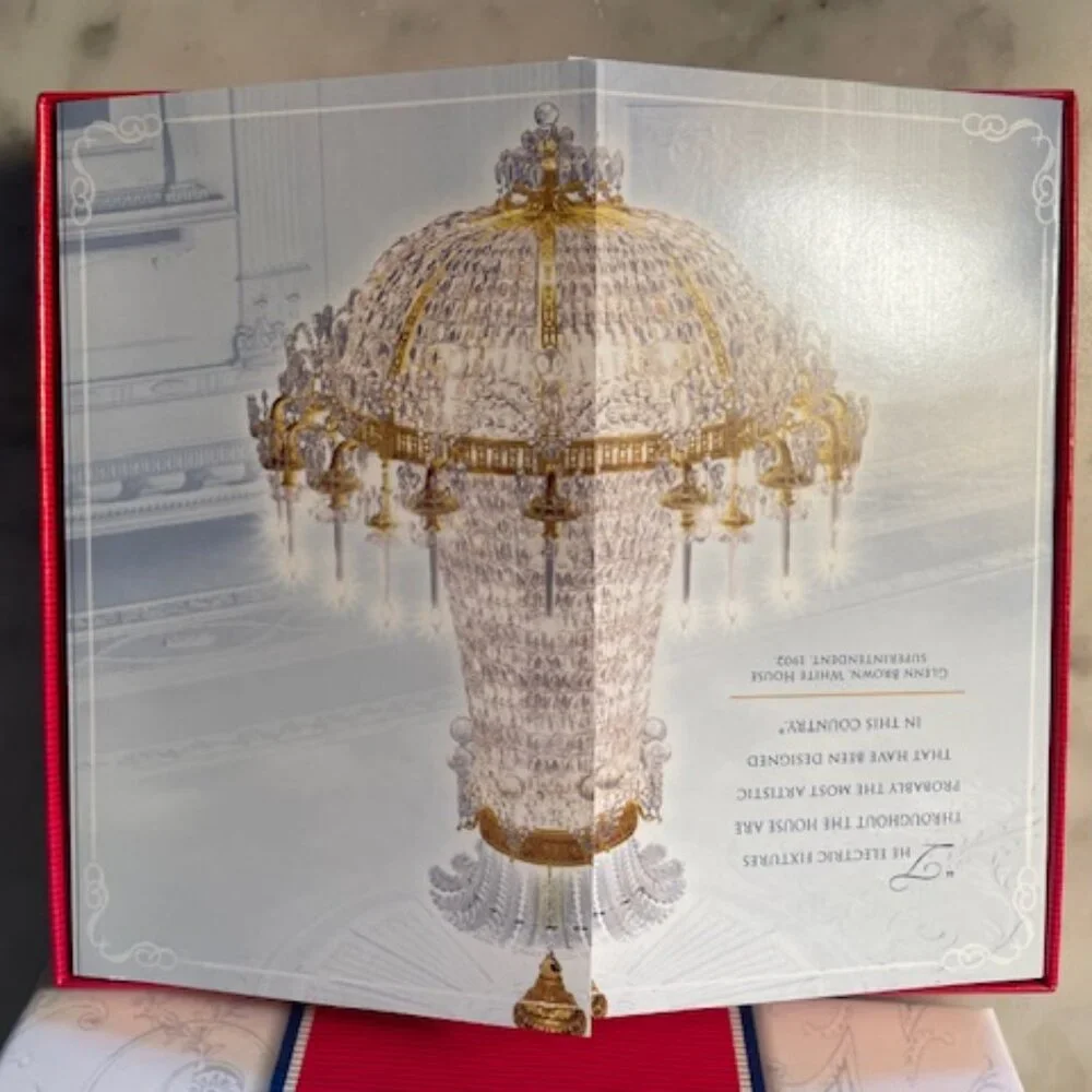 2002 White House Christmas Ornament The East Room in 1902 IOB